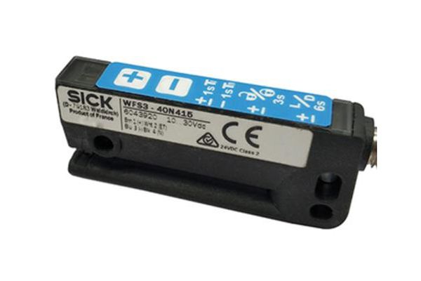 SICK photoelectric sensor from France for counting pcs and meter